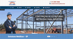Desktop Screenshot of cavalheiroestruturas.com.br